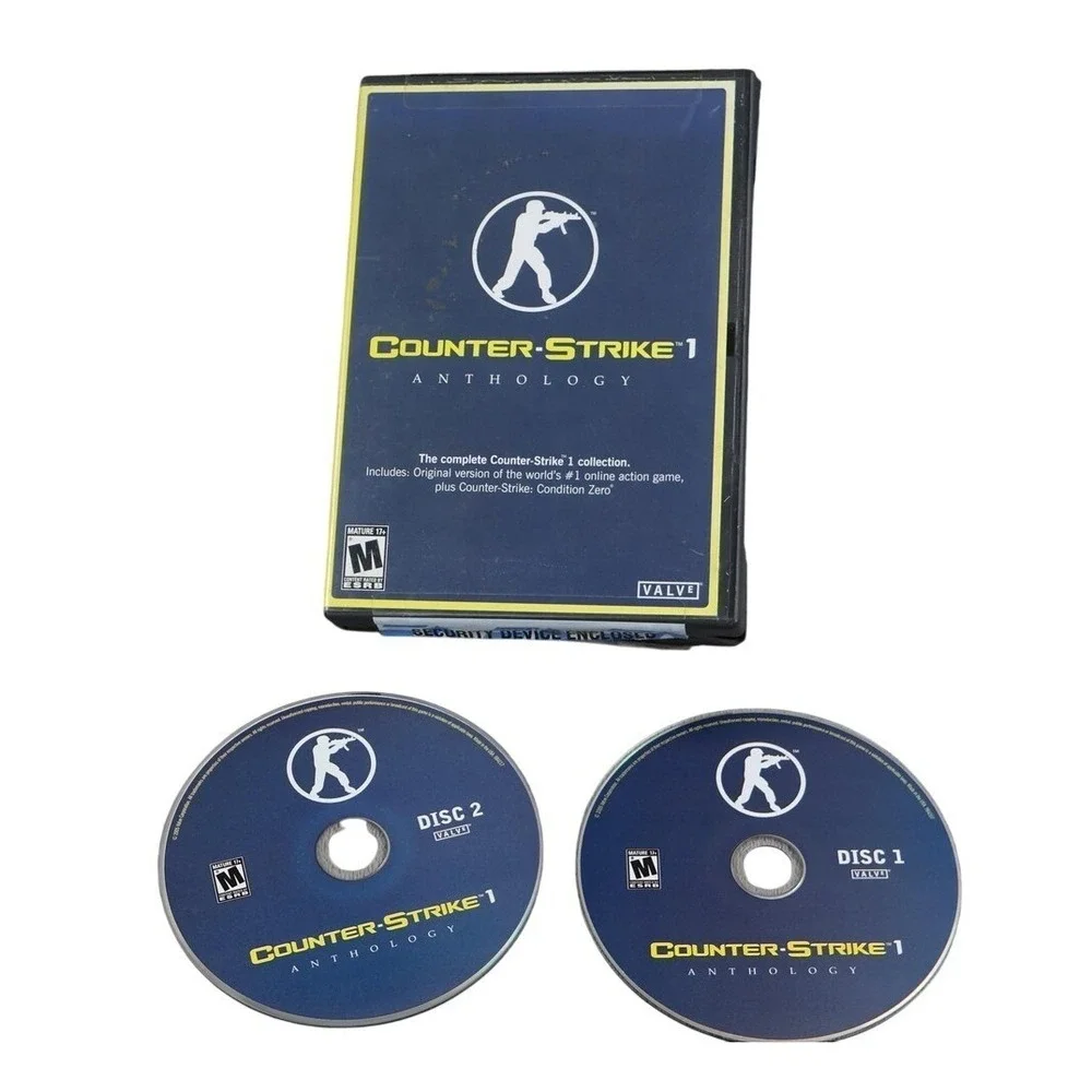 Counter-Strike 1 Anthology PC Video Game Valve M Mature NTSC-U/C Shooter 2005